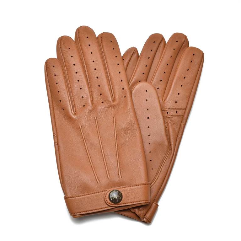 Heritage Leather Driving Gloves - Tanイメージ0