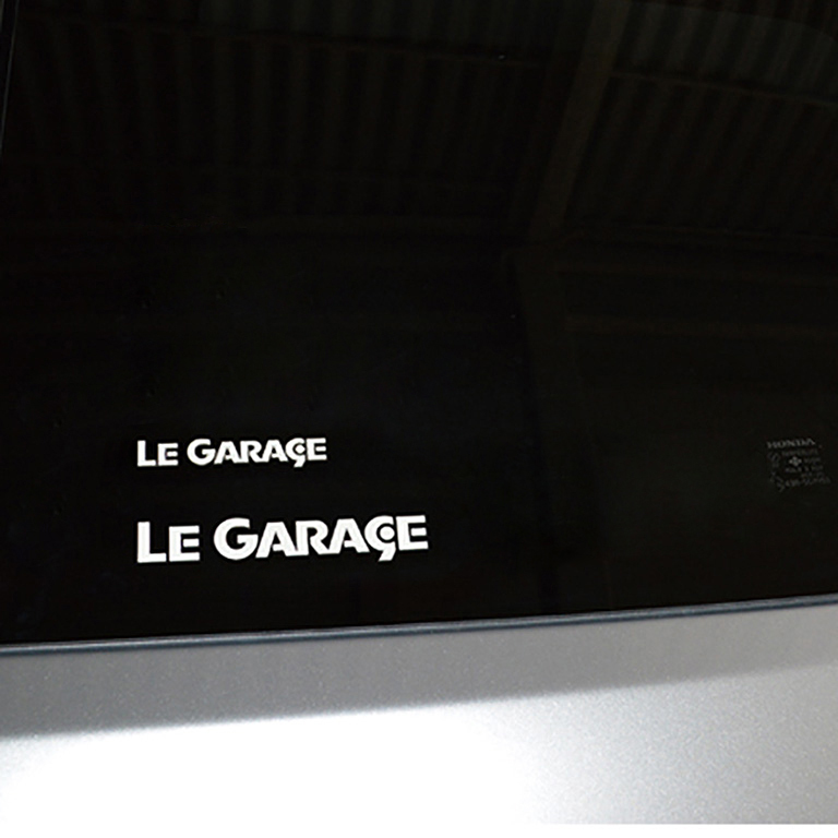 LE GARAGE ロゴステッカー 15cm レッドイメージ1