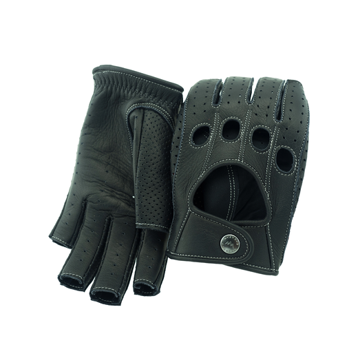Driving Gloves / DDR-070L Black(Silverステッチ)