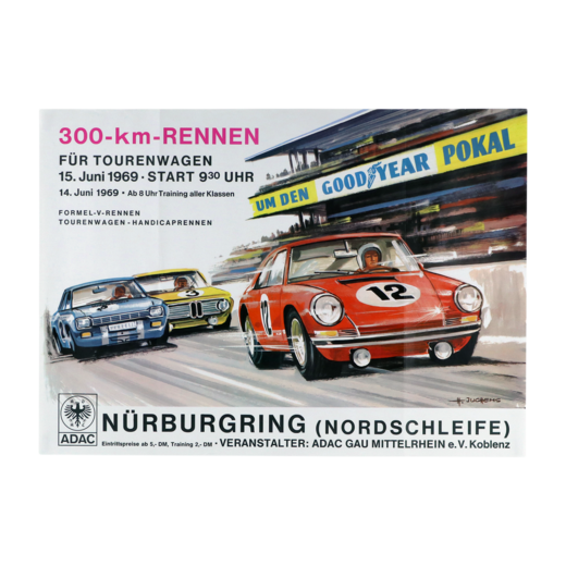 オリジナルポスター / 300-km-RENNEN Für TOURENWAGEN