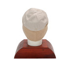 Leather Knit Cap - White / Ivoryサムネイル2