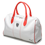 PUMA/Ferrariトラベルバッグ ホワイト