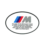  BMW M オーバル ステッカー