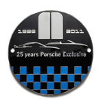 PORSCHE MUSEUM 25Years Porsche Exclusive シルバー グリルバッヂ