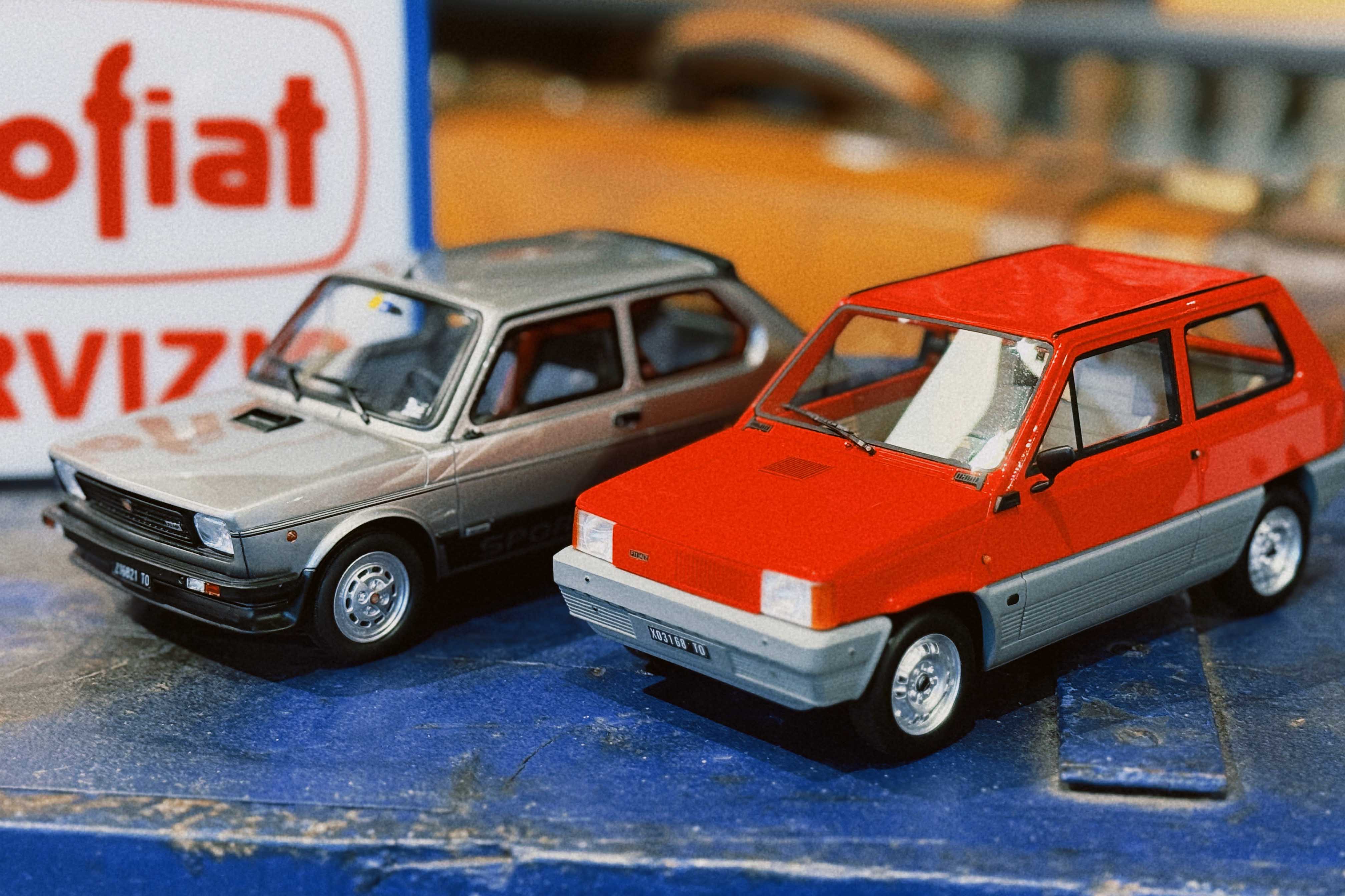 FIAT 1/18 モデルカー 127 & PANDA
