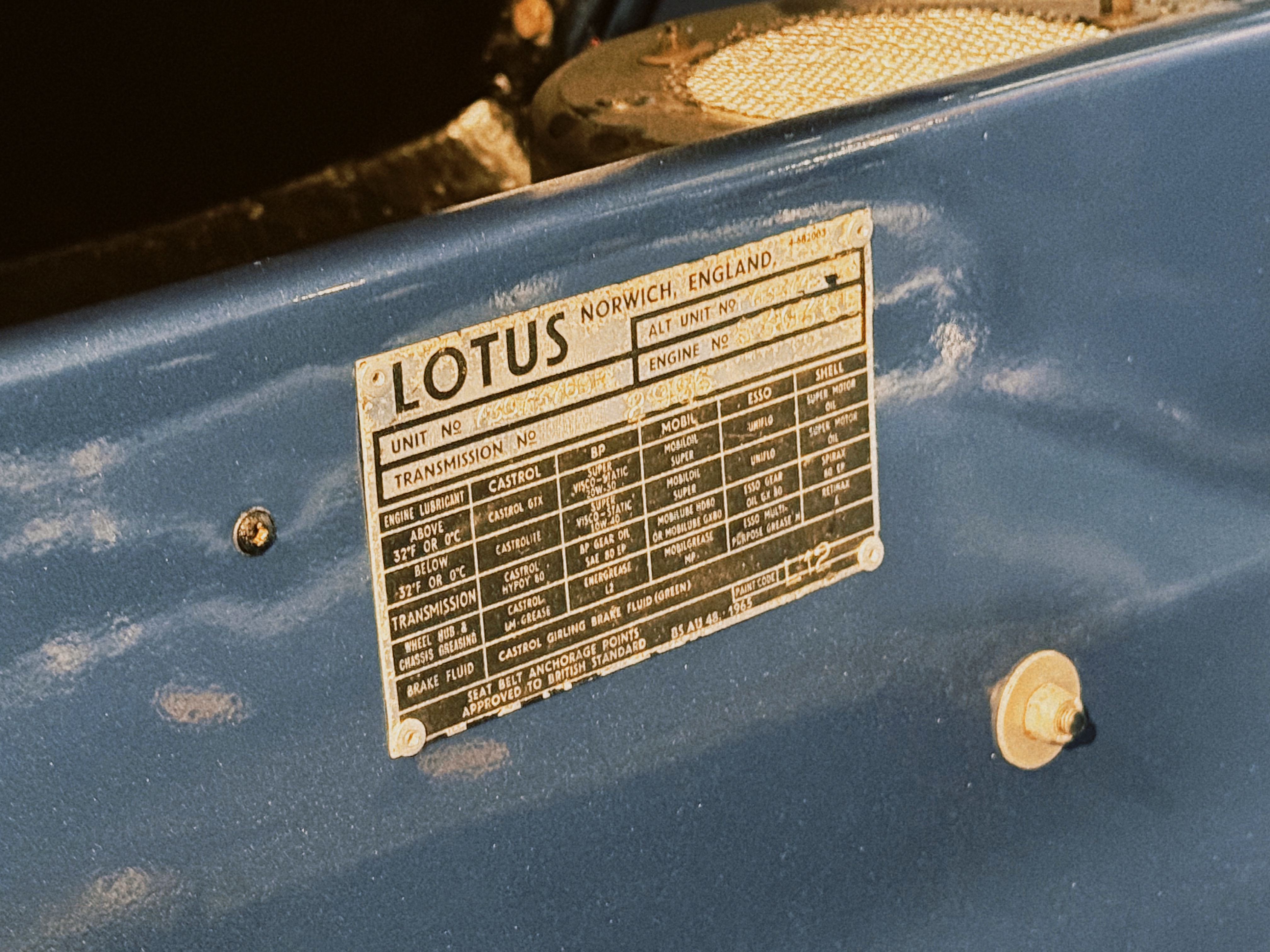 Lotus Europa Special が展示中です！
