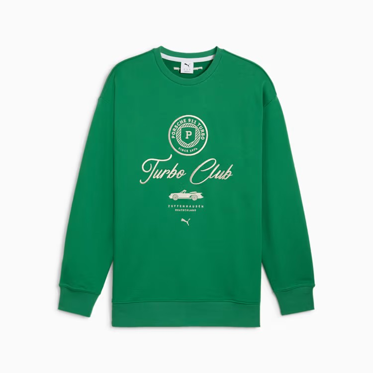 PUMA×Porsche Lifestyle クルースウェット グリーン