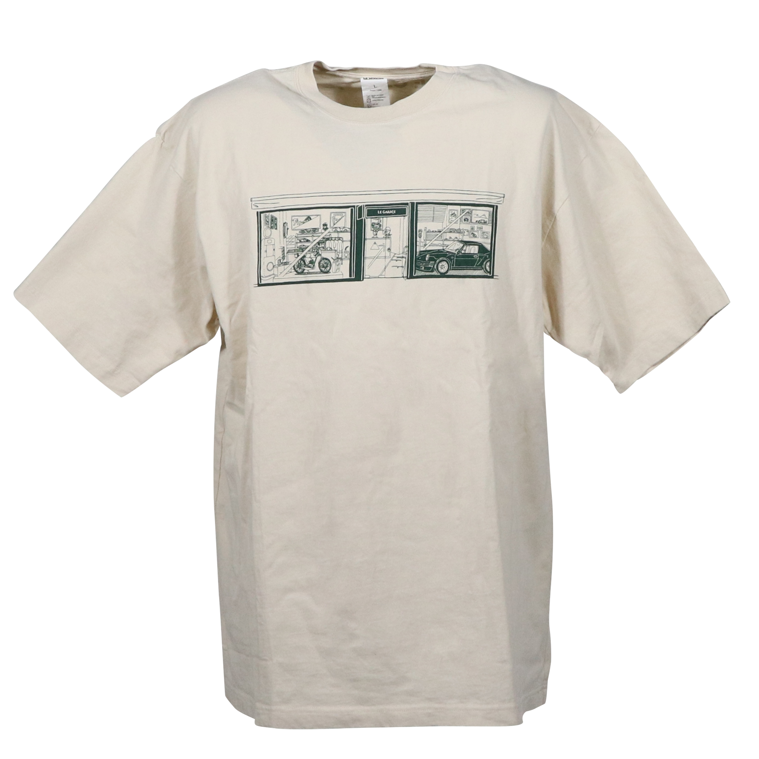 LE GARAGE イラストTシャツ / IVORY