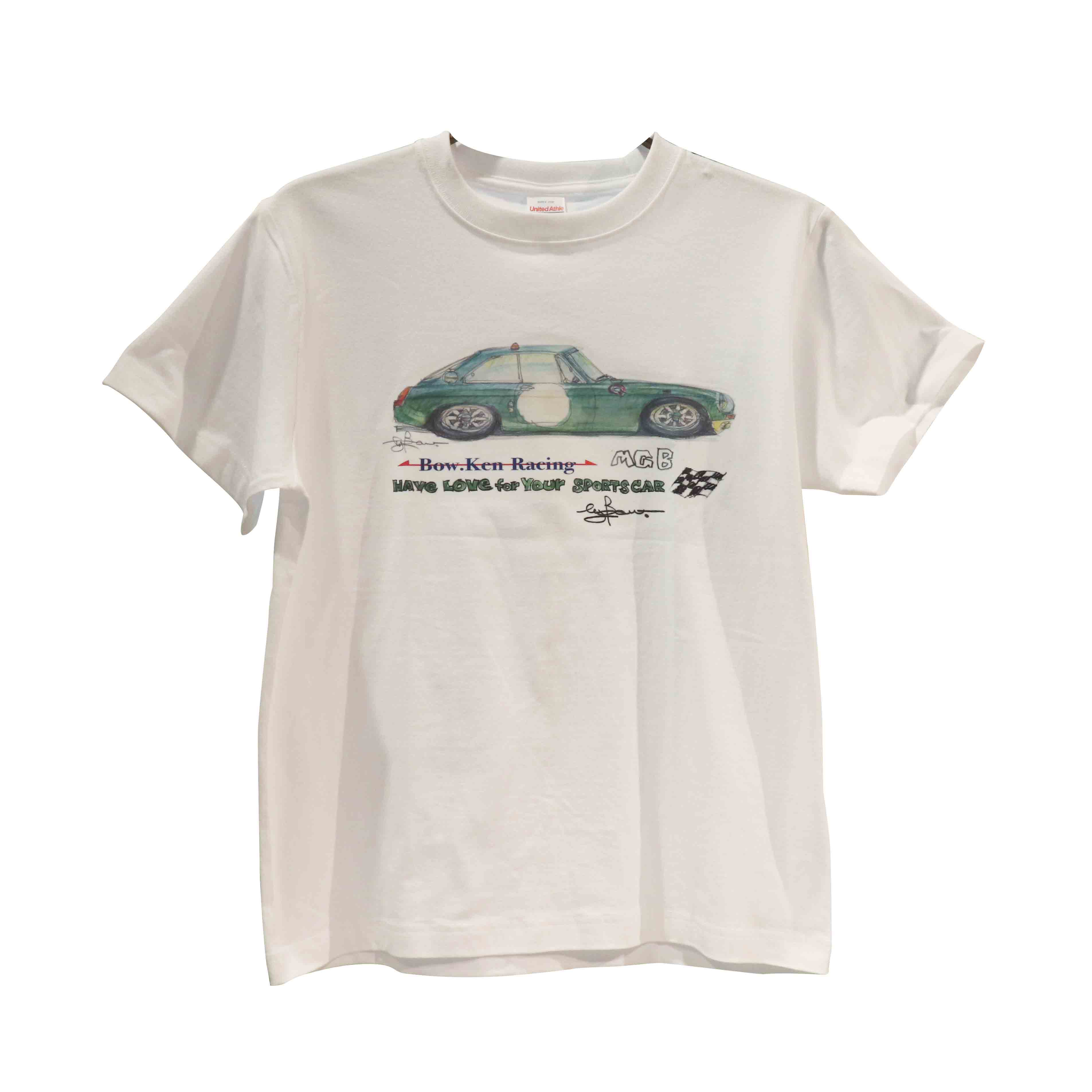 Sportscars by Bow。Tシャツ / MGB-GT