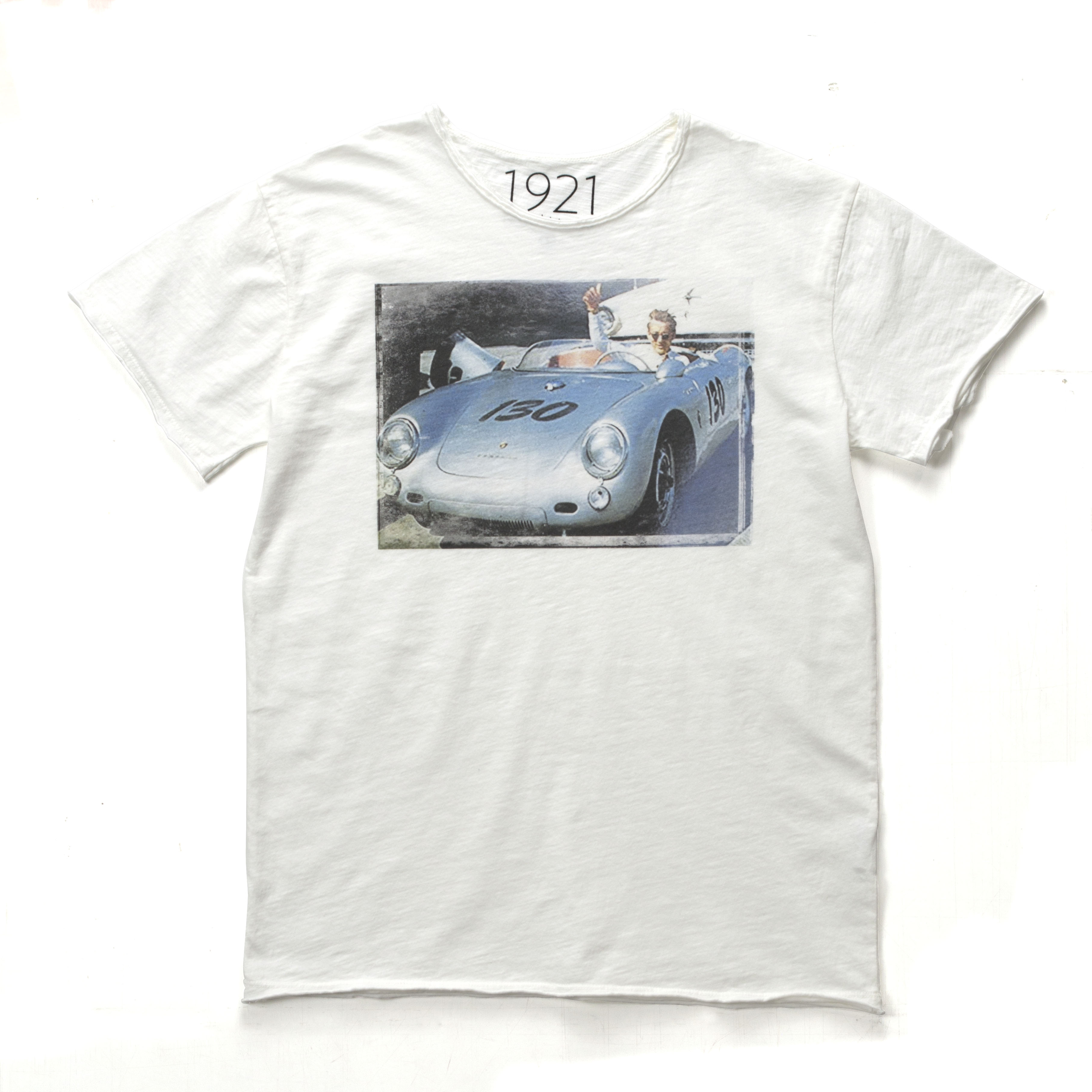 Porsche550 & JamesDean Tシャツ