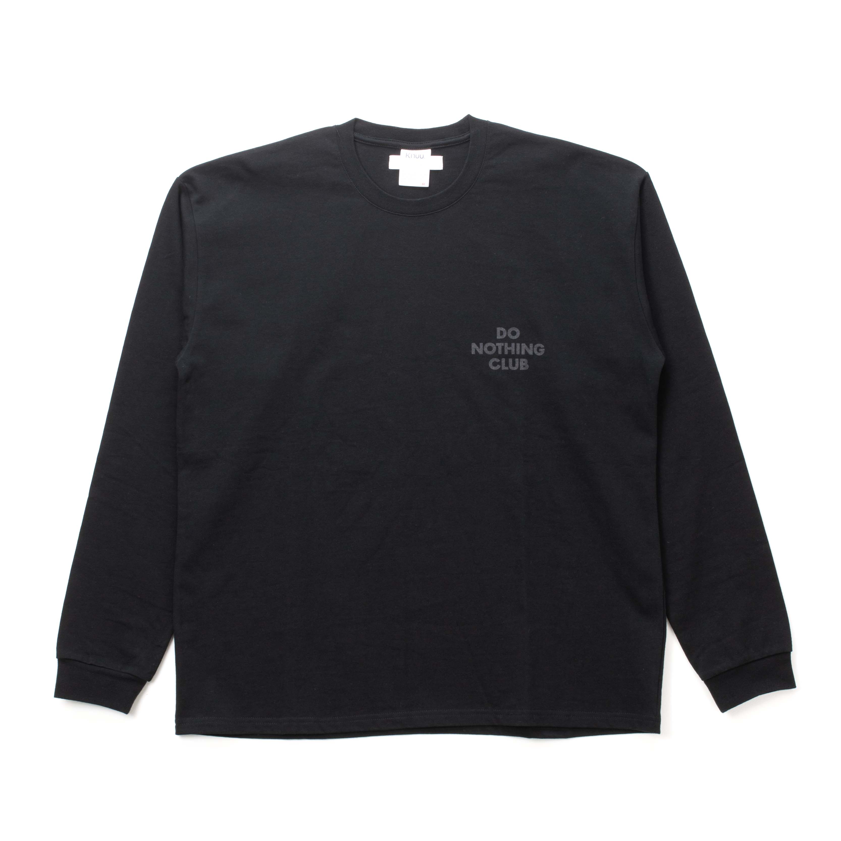 DO NOTHING CLUB ロングTシャツ Black