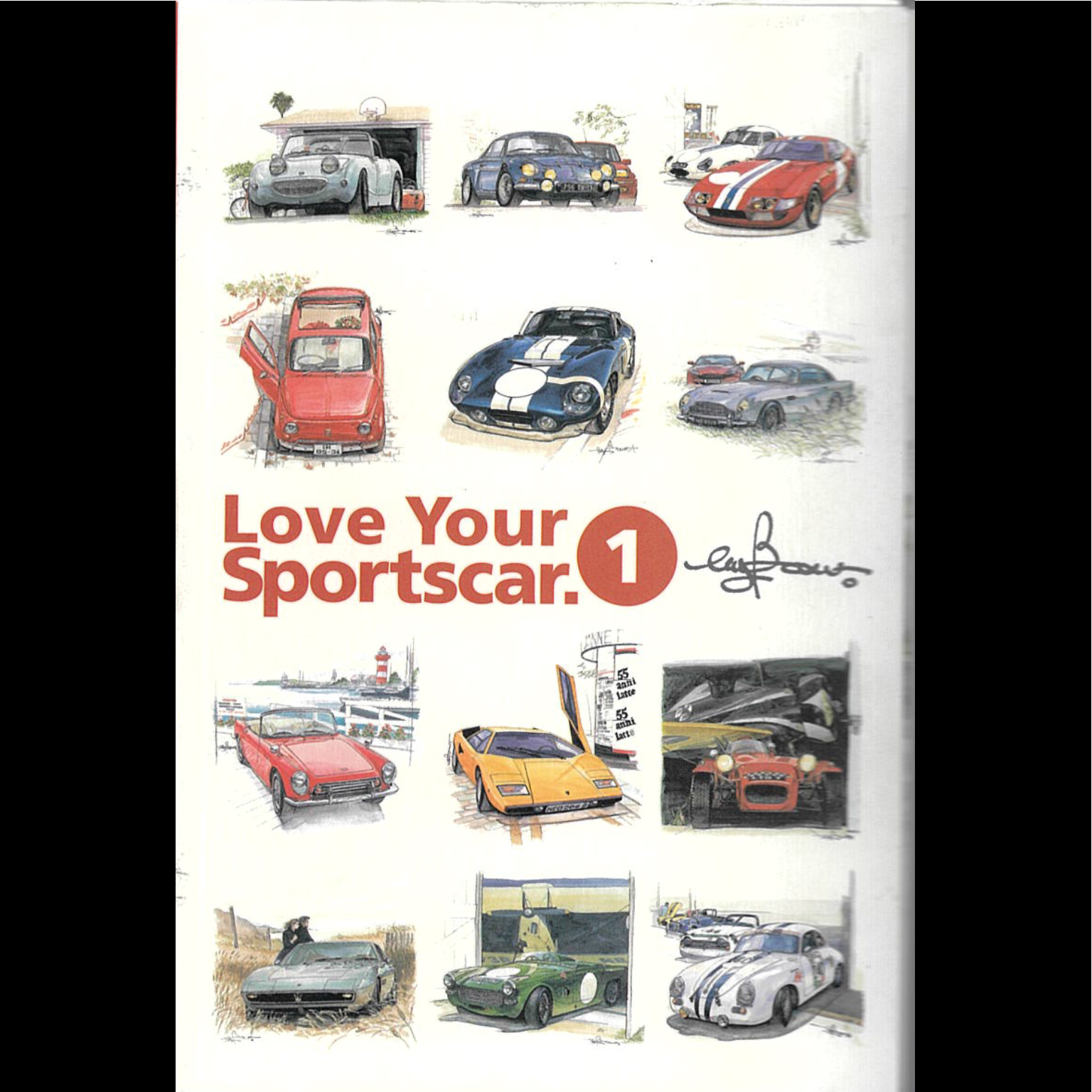ポストカードブック Love Your Sportscar. 24枚セット