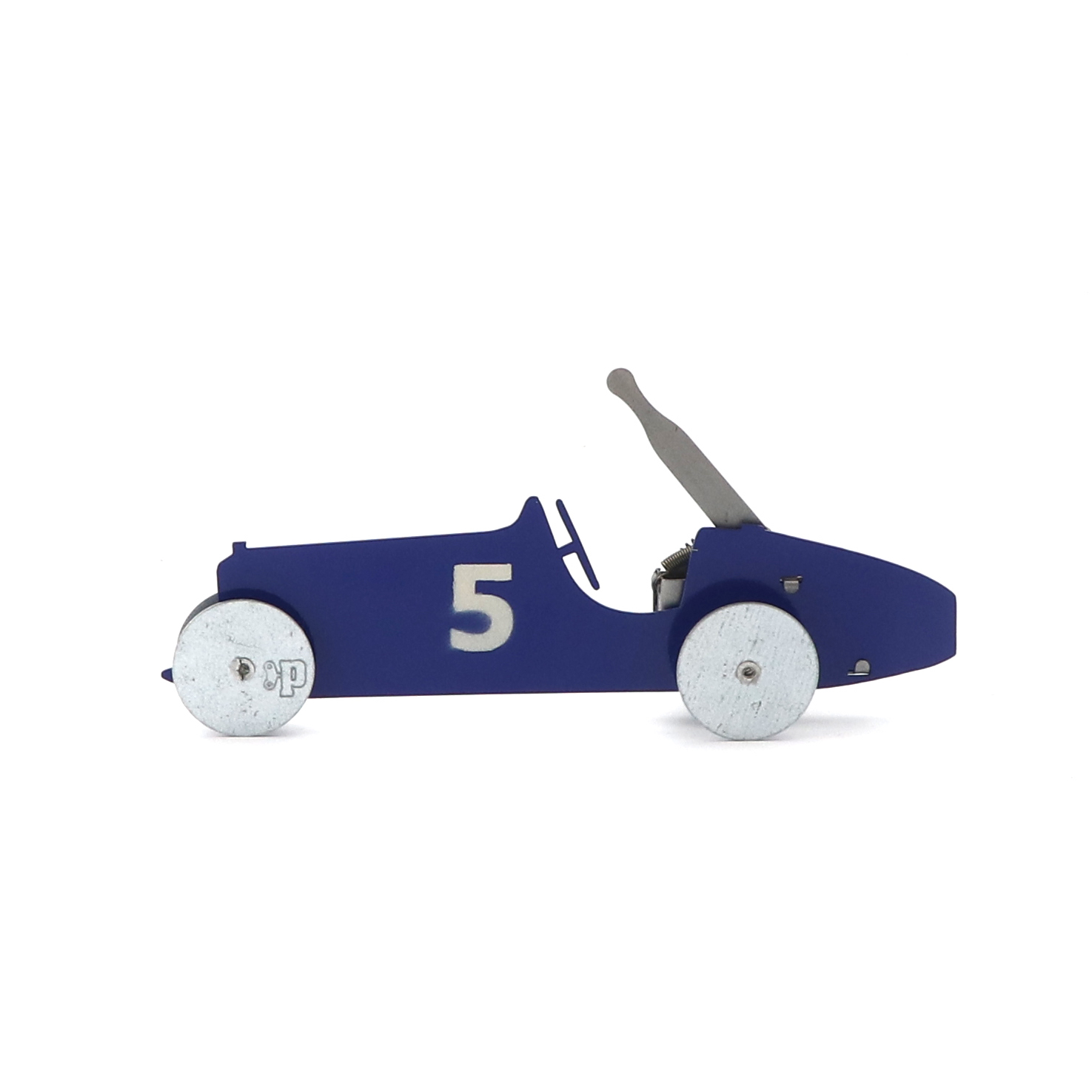 Metal wind up car Blue