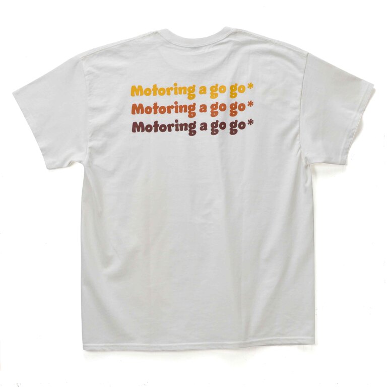 Motoring a go go Tシャツ / WHITEイメージ1