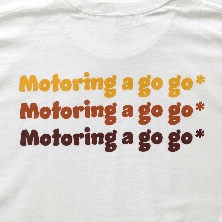 Motoring a go go Tシャツ / WHITEイメージ2