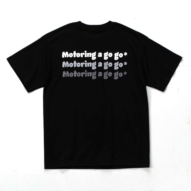 Motoring a go go Tシャツ / BLACKイメージ1