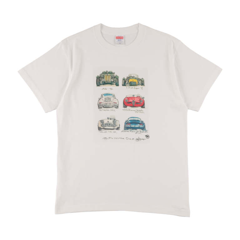 Sportscars by Bow。Tシャツ / My Fovorite 6 Sportscars.イメージ0