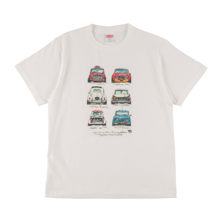 Sportscars by Bow。Tシャツ / My Fovorite 6 Sport Sedans.イメージ0