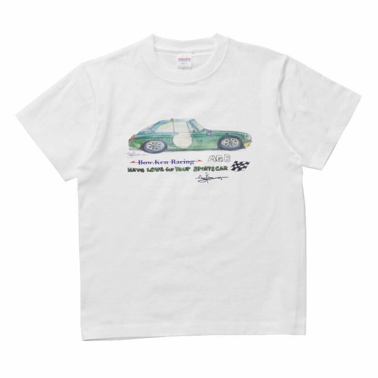 Sportscars by Bow。Tシャツ / MGB-GTイメージ0