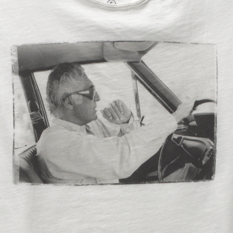 Gianni Agnelli & Fiat130 Tシャツイメージ2