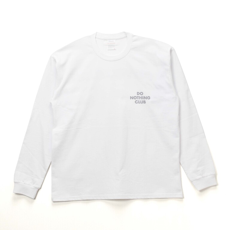 DO NOTHING CLUB ロングTシャツ Whiteイメージ0
