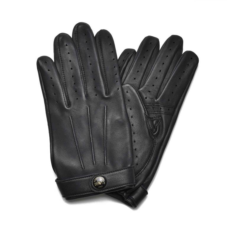 Heritage Leather Driving Gloves - Blackイメージ0