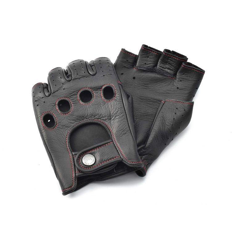 Driving Gloves / DDR-040 Black(Redステッチ)イメージ0