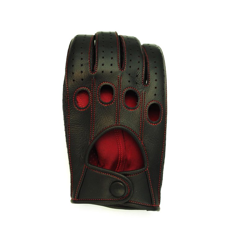 Driving Gloves / DDR-060 Black(Redステッチ)イメージ1