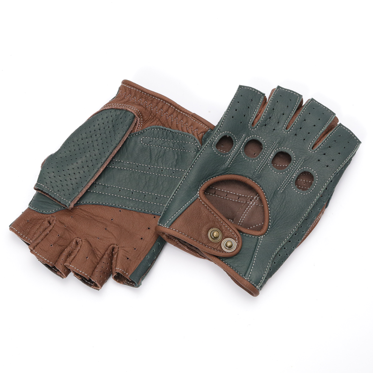 Driving Gloves / DDR-071R Green/Brownイメージ0