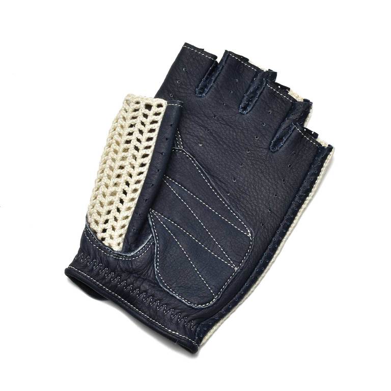 Driving Gloves / KNR-071 Ivory/Navyイメージ1