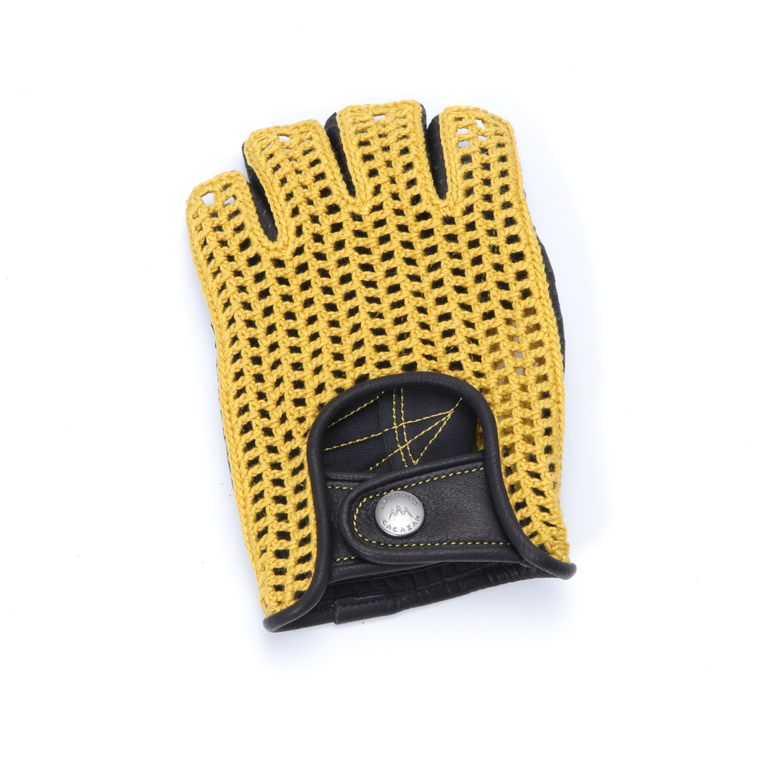 Driving Gloves / KNR-071 Yellow/Blackイメージ1