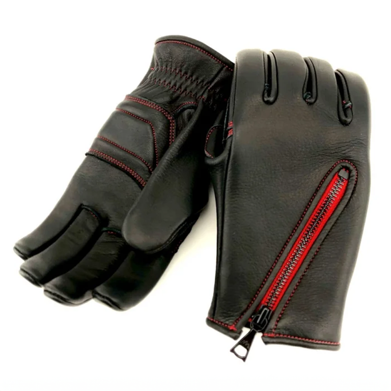 Bike Gloves / TAKA-065 Black(Redステッチ)イメージ0