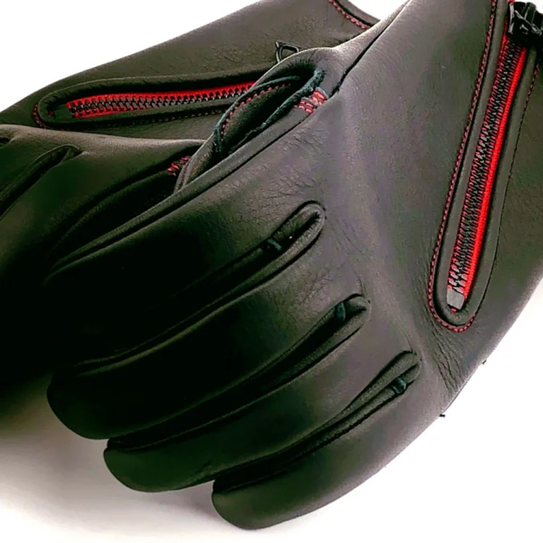 Bike Gloves / TAKA-065 Black(Redステッチ)イメージ1