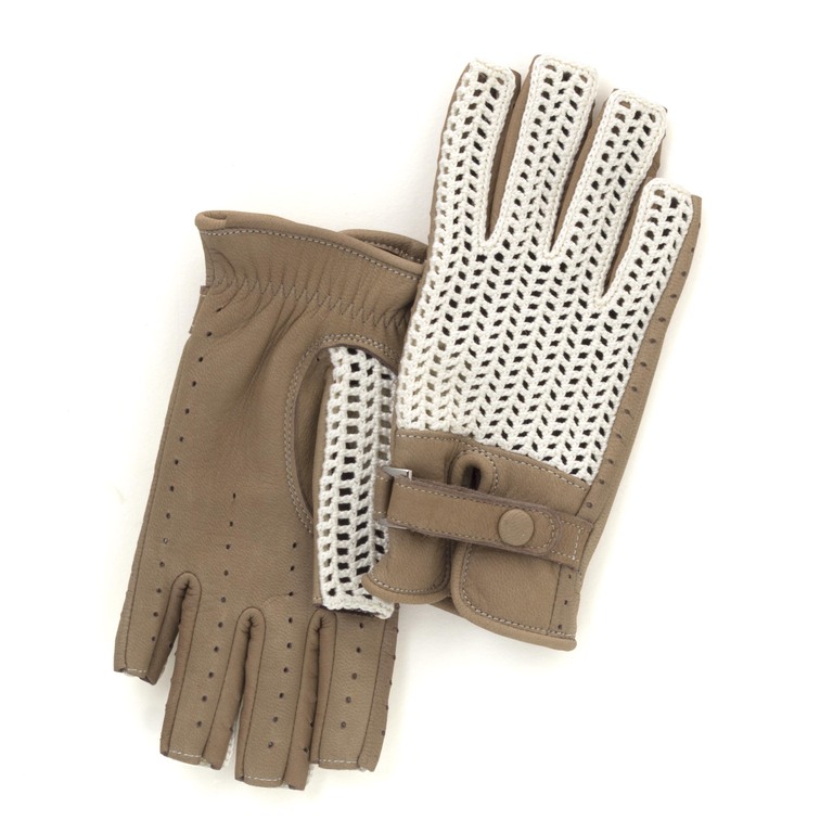 Driving Gloves / LKN-071 Ivory/Beigeイメージ0