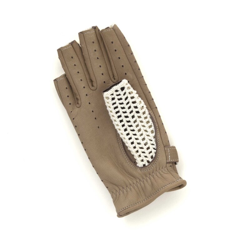 Driving Gloves / LKN-071 Ivory/Beigeイメージ2