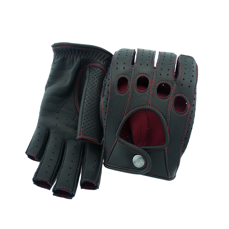 Driving Gloves / DDR-070L Black(Redステッチ)イメージ0