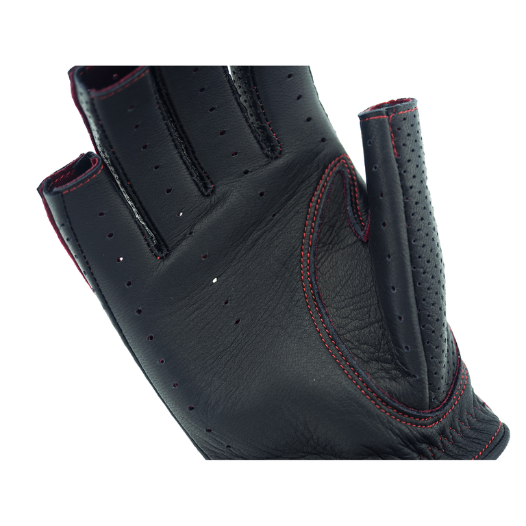 Driving Gloves / DDR-070L Black(Redステッチ)イメージ1