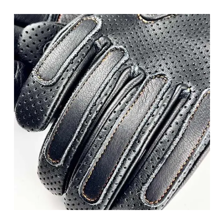 Bike Gloves / ZZR-055m Black/Orangeステッチイメージ2