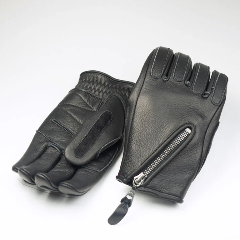 Bike Gloves / ZZR-055 Black/Blackステッチイメージ0