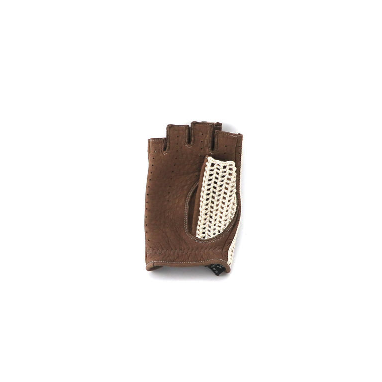 Driving Gloves / PKR-071 Ivory×Light Brownイメージ2