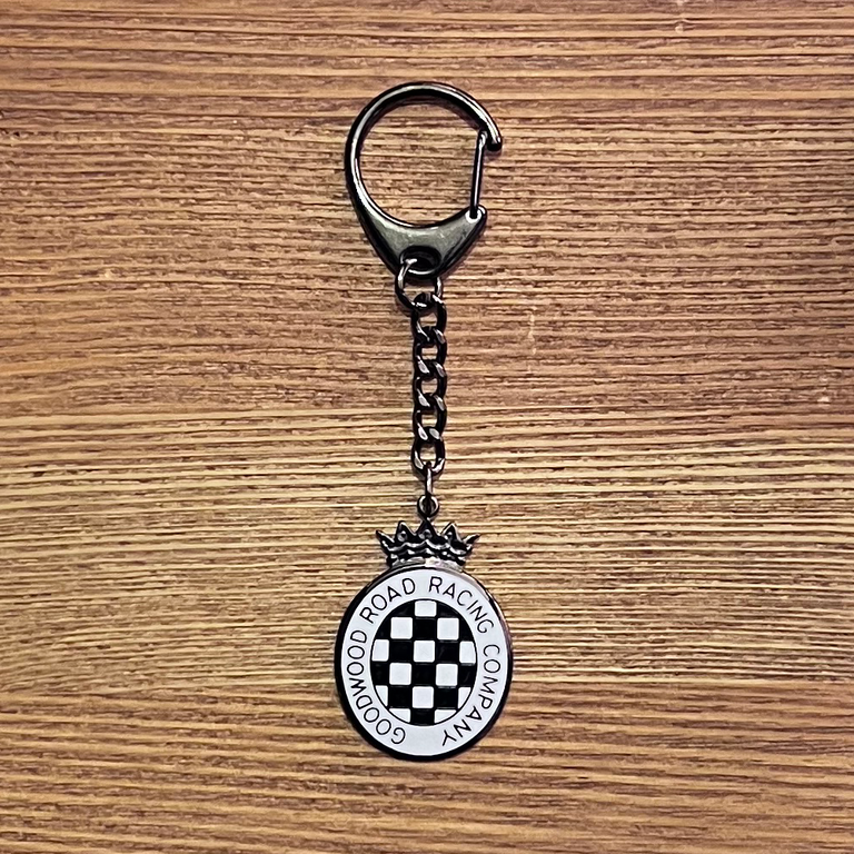 Chequerboard Key Chain / Whiteイメージ0