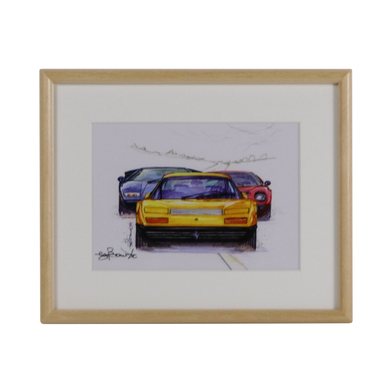 スポーツカープリント / Ferrari 365BB, Lamborghini Miura & Countachイメージ0
