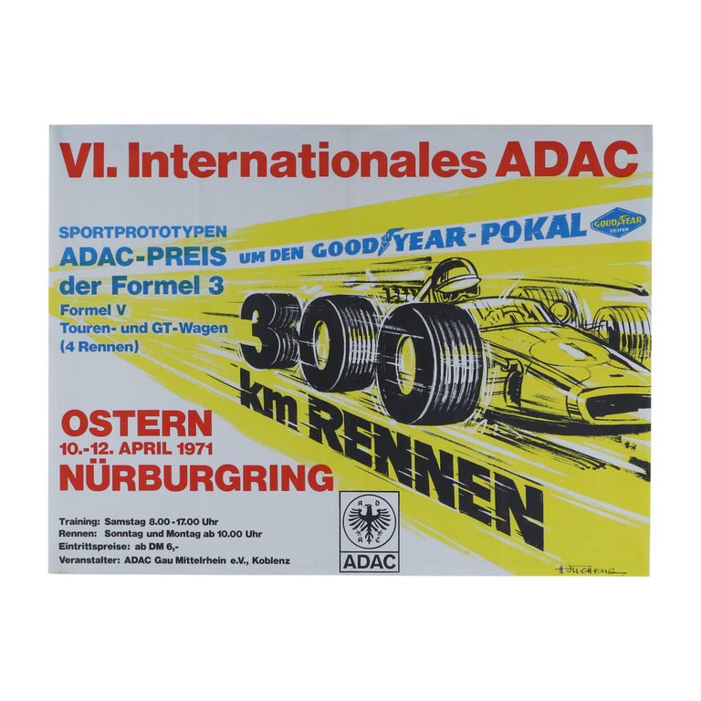 オリジナルポスター / VI.Internationales ADAC 300km RENNEN 1971イメージ0