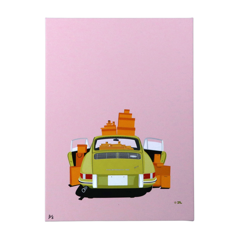 Porsche 912 ジクレー版画 / Pinkイメージ0