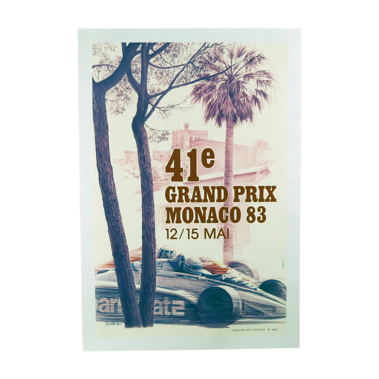 オリジナルポスター / GRAND-PRIX MONACO 83イメージ0