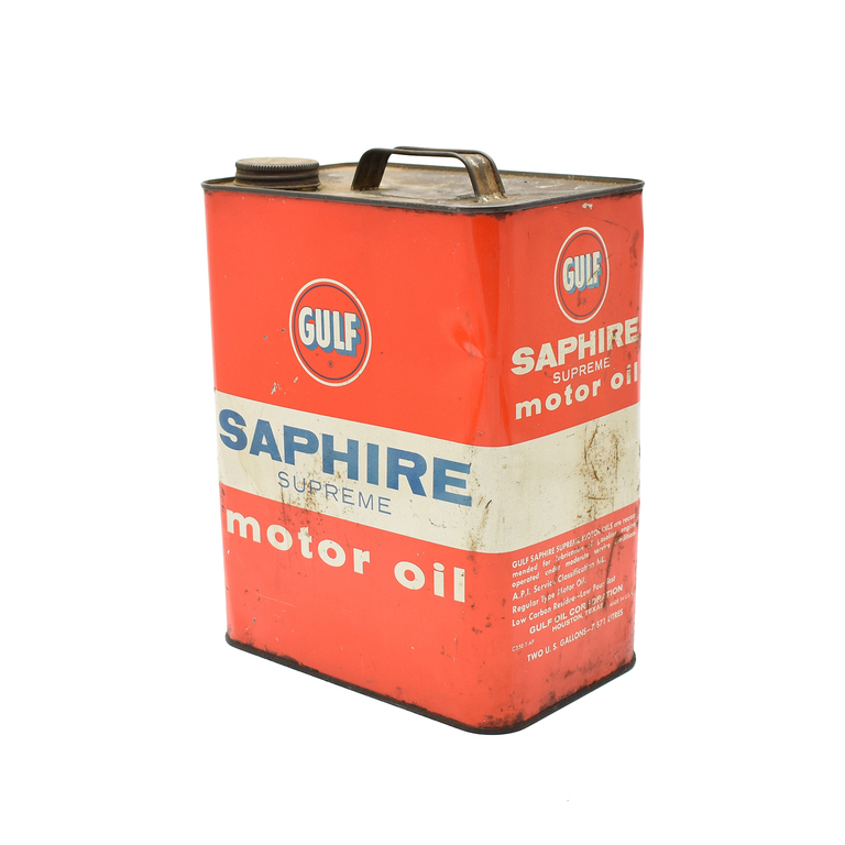 オイル缶 / Gulf SAPHIRE SUPREME motor oilイメージ1