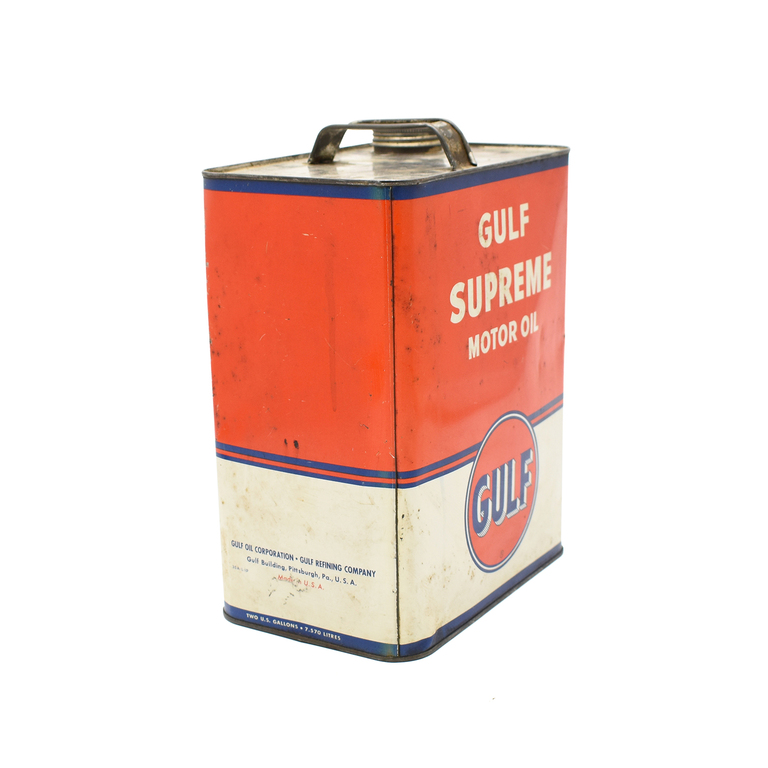 オイル缶 / Gulf SUPREME MOTOR OILイメージ2