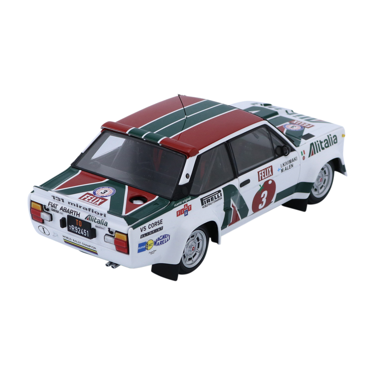 KK Scale（ケーケースケール）1/18 FIAT 131 ABARTH Rally 1978 1000湖 