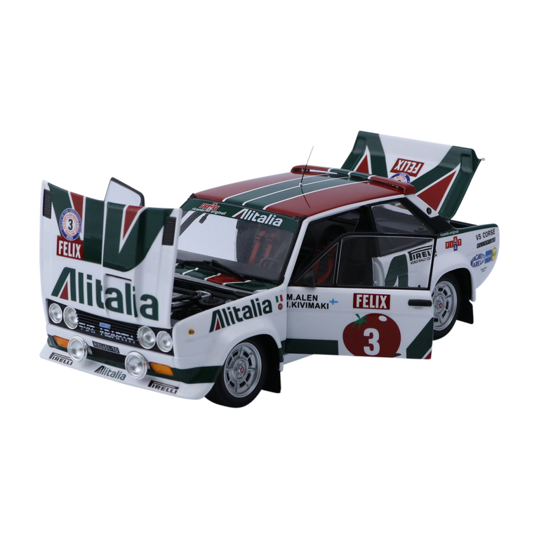 KK Scale（ケーケースケール）1/18 FIAT 131 ABARTH Rally 1978 1000湖 