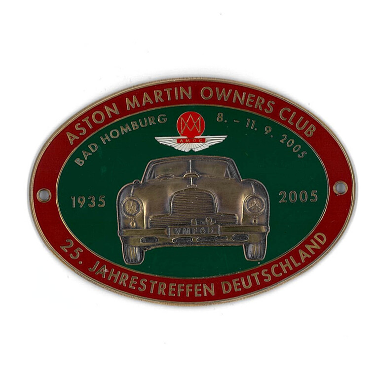 ASTON MARTIN Owners Club Car Badgeイメージ0